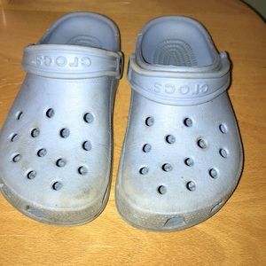 Blue crocs